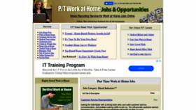 What Ptworkingathome.com website looked like in 2020 (3 years ago)
