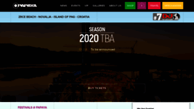 What Papaya.com.hr website looked like in 2020 (3 years ago)