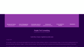 What Purpletod.co.za website looked like in 2020 (3 years ago)