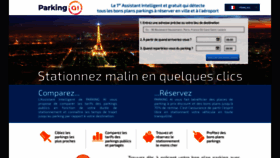 What Parking.ai website looked like in 2020 (4 years ago)