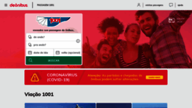 What Passagem1001.com.br website looked like in 2020 (3 years ago)
