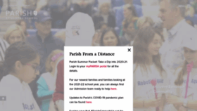 What Parishepiscopal.org website looked like in 2020 (3 years ago)