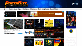 What Powerhitz.com website looked like in 2020 (3 years ago)