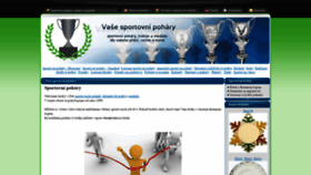 What Pohary-trofeje-medaile.cz website looked like in 2020 (3 years ago)