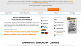 What Paracelsus-versand.at website looked like in 2020 (3 years ago)
