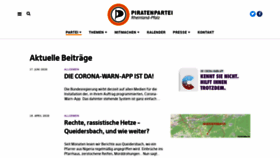 What Piraten-rlp.de website looked like in 2020 (3 years ago)