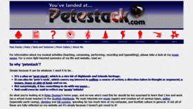 What Petestack.com website looked like in 2020 (3 years ago)
