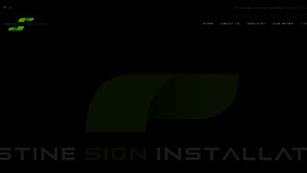 What Pristinesigninstallation.com.au website looked like in 2020 (3 years ago)