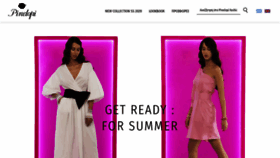 What Pinelopifashion.com website looked like in 2020 (3 years ago)