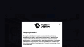 What Propertydesign.pl website looked like in 2020 (3 years ago)