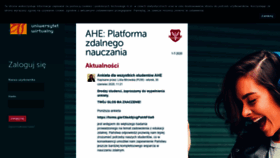 What Platforma.ahe.lodz.pl website looked like in 2020 (3 years ago)