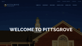 What Pittsgrovetownship.com website looked like in 2020 (3 years ago)