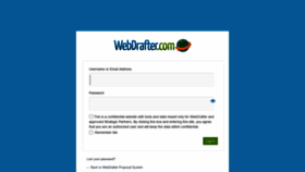 What Proposals.webdrafter.com website looked like in 2020 (3 years ago)