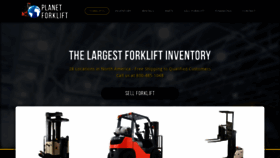 What Planetforklift.com website looked like in 2020 (3 years ago)