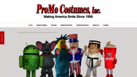 What Promocostumes.com website looked like in 2020 (3 years ago)