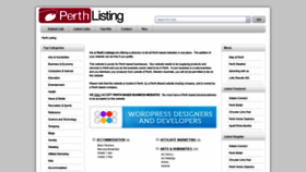 What Perthlisting.com.au website looked like in 2020 (3 years ago)