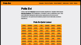 What Polisevi.net website looked like in 2020 (3 years ago)