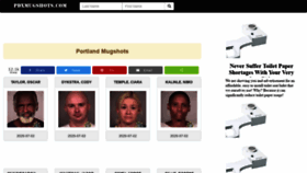 What Pdxmugshots.com website looked like in 2020 (3 years ago)