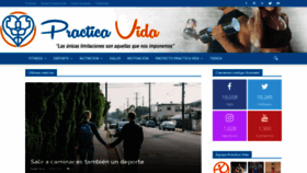 What Practicavida.es website looked like in 2020 (3 years ago)