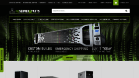 What Pcserverandparts.com website looked like in 2020 (3 years ago)