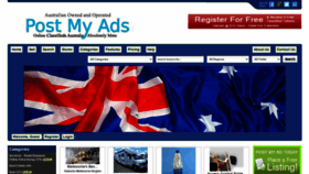What Postmyads.com.au website looked like in 2020 (3 years ago)