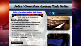 What Policeacademystudyguides.co website looked like in 2020 (3 years ago)