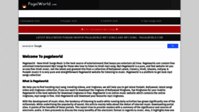 What Pagalworld.com website looked like in 2020 (3 years ago)