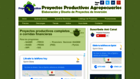 What Proyagro.mx website looked like in 2020 (3 years ago)