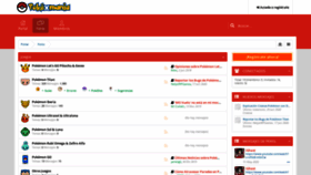 What Pokexmania.com website looked like in 2020 (3 years ago)