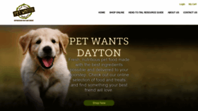 What Petwantsdayton.com website looked like in 2020 (3 years ago)