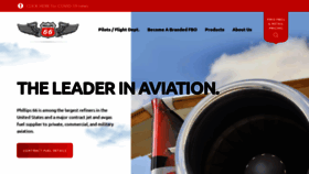 What Phillips66aviation.com website looked like in 2020 (3 years ago)