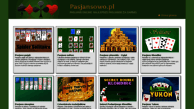 What Pasjansowo.pl website looked like in 2020 (3 years ago)