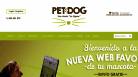 What Petydog.es website looked like in 2020 (3 years ago)