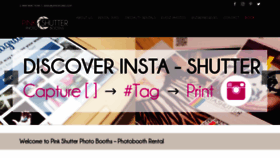 What Pinkshutter.com website looked like in 2020 (3 years ago)