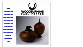 What Paulporterwoodturning.com website looked like in 2020 (3 years ago)