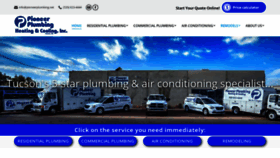 What Pioneerplumbing.net website looked like in 2020 (3 years ago)