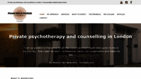 What Privatetherapist.london website looked like in 2020 (3 years ago)