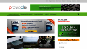 What Prawopl.pl website looked like in 2020 (3 years ago)