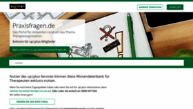 What Praxisfragen.de website looked like in 2020 (3 years ago)
