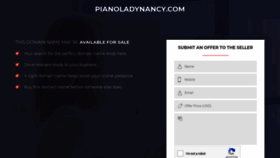 What Pianoladynancy.com website looked like in 2020 (3 years ago)