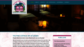What Pinkcottagespa.com website looked like in 2020 (3 years ago)