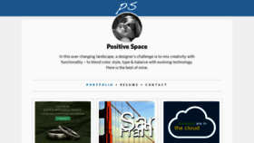 What Positivespace.org website looked like in 2020 (3 years ago)