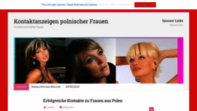 What Polenliebe.de website looked like in 2020 (3 years ago)