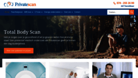 What Privatescan.nl website looked like in 2020 (3 years ago)