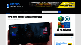 What Protechgamingworld.com website looked like in 2020 (3 years ago)
