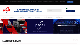 What Proel.it website looked like in 2020 (3 years ago)