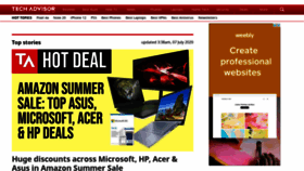 What Pcadvisor.co.uk website looked like in 2020 (3 years ago)