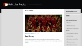 What Peliculaspepito.co website looked like in 2020 (3 years ago)