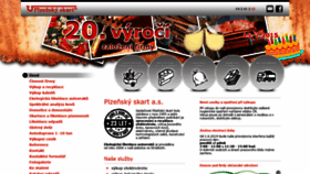 What Plzenskyskart.cz website looked like in 2020 (3 years ago)