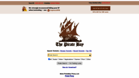 What Proxybay.zone website looked like in 2020 (3 years ago)